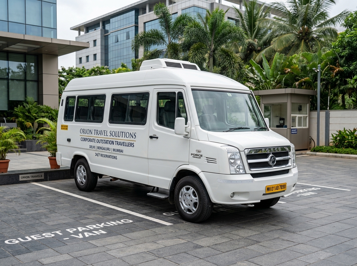 Group Outstation Travel Vehicles - Tempo Traveller, Force Urbania